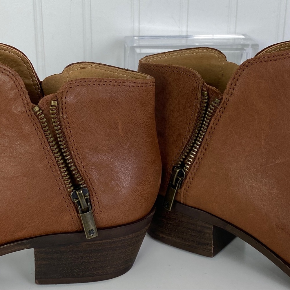 Lucky Brand Burklee Double ZIP Ankle Bootie 8.5 - Picture 8 of 11